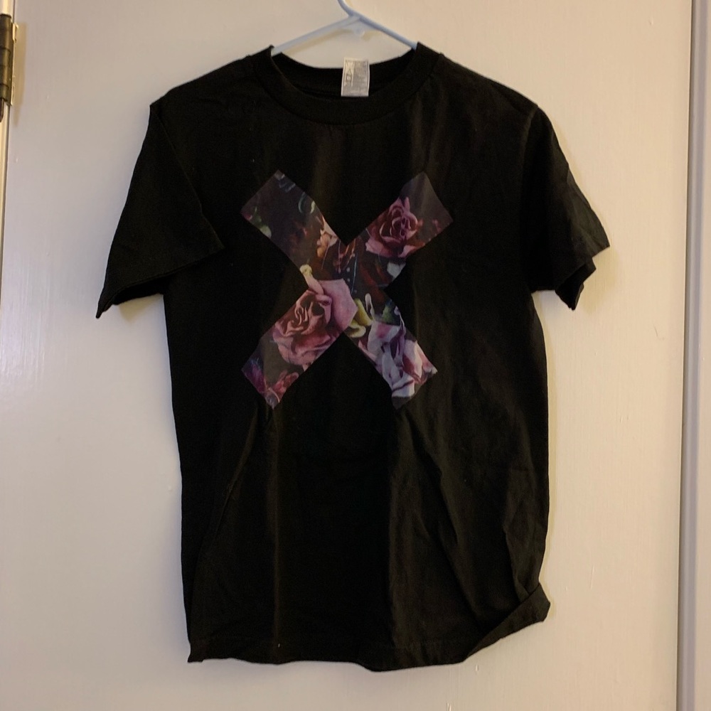 American Straight Edge floral X t shirt